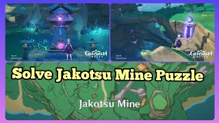 Solve Jakotsu Mine Puzzle Quest  Orobashis Legacy Part 3  Genshin Impact [upl. by Aissela]