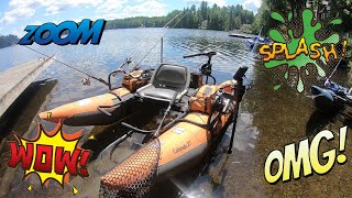 Inflatable Pontoon Review [upl. by Alaaj]