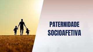 Paternidade socioafetiva [upl. by Rother]