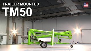 TM50 Product Video  Trailer Mounted Cherry Picker from Niftylift [upl. by Revolc74]