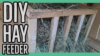 DIY Wall Mounted Hay Feeder [upl. by Bozovich]