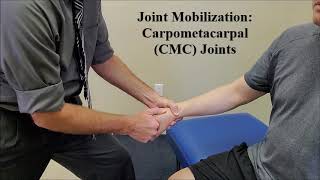 Joint Mobilization Hand Carpometacarpal Joint [upl. by Marge]