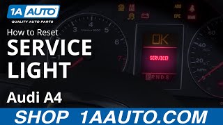 How to Reset Service Light 0409 Audi A4 [upl. by Zeus]