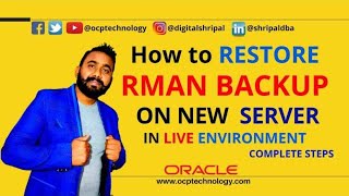 how to restore rman backup on different server [upl. by Suivatra188]