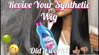 DOWNY TO REVIVE YOUR SYNTHETIC WIG [upl. by Eahcim]