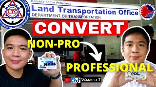 LTO CONVERT NON PRO TO PROFESSIONAL 2023  CHANGE CLASSIFICATION W ADDITIONAL RESTRICTIONS [upl. by Holmen929]