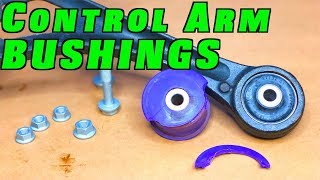 How To Replace Worn Control Arm Bushings [upl. by Carolann]