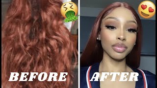 HOW TO REVIVE A SYNTHETIC WIG BEGINNER FRIENDLY [upl. by Madelyn]