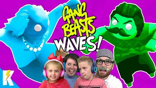 KCity Plays Waves Mode in Gang Beasts [upl. by Leamiba]