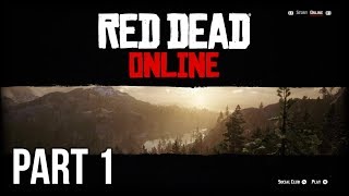 RED DEAD REDEMPTION 2 ONLINE Walkthrough Gameplay Part 1  INTRO RDR2 Online [upl. by Mcdonald104]