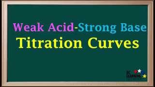 WCLN  Weak AcidStrong Base Titration Curves  Chemistry [upl. by Brindle914]