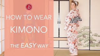 How To Wear Kimono  The EASY Way [upl. by Eikcor]