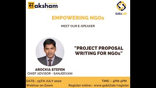 Project Proposal Writing For NGOs [upl. by Batty]