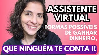 IDEIAS PARA TRABALHAR COMO ASSISTENTE VIRTUAL [upl. by Kiefer499]