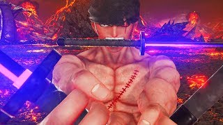 Jump Force  Zoro Haki Awakening Gameplay 1440p 60fps [upl. by Tolley]