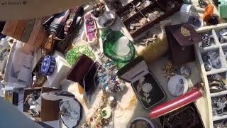 Flea market Jewelry jewelry amp more jewelry Lots of sterling [upl. by Zetnahs]