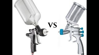 DeVilBiss Tekna Pro Lite VS Devilbiss Starting Line Spray Gun [upl. by Foote658]