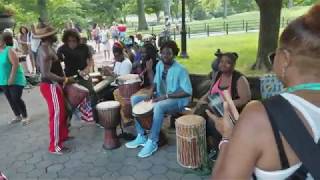 Central Park Drummers 06252017 1 [upl. by Llebiram]