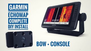 DIY Garmin Echomap UHD 93SV Install Trolling Motor amp Transom [upl. by Duj577]