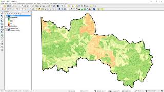 Mapeamento de Risco à Erosão no QGIS [upl. by Zat]