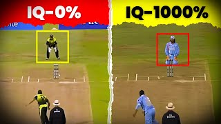 MS Dhoni High IQ Mastermind Moments  TFVCricket [upl. by Ylrebme]