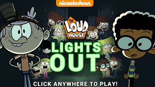 The Loud House Lights Out  FULL Nickelodeon Games [upl. by Niatsirk819]