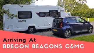 Arriving At Brecon Beacons Caravan And Motorhome Club Site  Welsh Tour 2019 [upl. by Jeana]