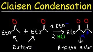 Claisen Condensation Reaction Mechanism [upl. by Ahsoik]