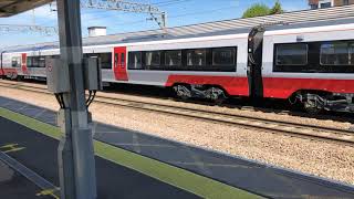 Greater Anglia class 745 on test run through Colchester station [upl. by Analos]