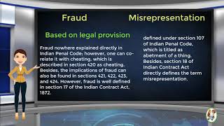 What is Difference Between Fraud amp Misrepresentation [upl. by Glori]