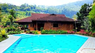 VILLA KAYU CISARUA PUNCAK BOGOR MURAH VIEW KEREN [upl. by Nogem]