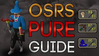 Easiest way to Build a Pure OSRS Pure Guide [upl. by Norvall]