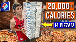 I Tried To Eat EVERY PIZZA On The Dominos Menu [upl. by Lunn]