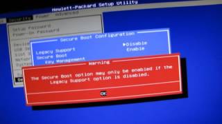 HP All in One Desktop PC How to Boot from a USB Flash Drive [upl. by Bust]