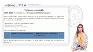 Contabilidad Financiera  Provisiones  Carmen Martínez Franco [upl. by Ennairrek]