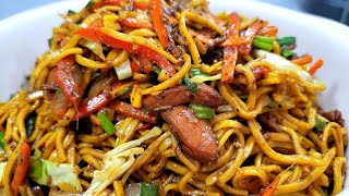 GUYANESE CHICKEN CHOWMEIN recipe [upl. by Woolson471]