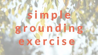 A simple grounding exercise  Guided by Alex Howard [upl. by Herman469]