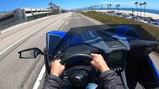 POV Drive in the 2021 Slingshot along the beach  Slingshot [upl. by Uda]