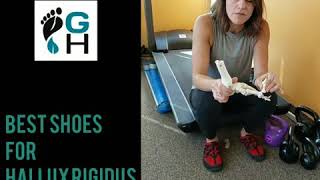 Shoe recommendations for Hallux rigidus [upl. by Elbys645]