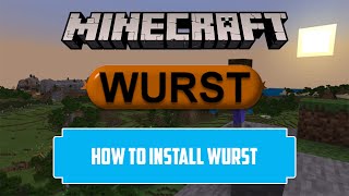 How to Install WURST client for Minecraft 116  Minecraft mods hacks and cheats Minecraft 1164 [upl. by Varuag]