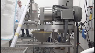 Almond Milk processing on the Comitrol® Processor Model 9300 by Urschel [upl. by Nethsa136]