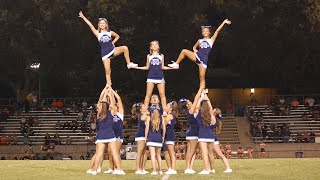 Redwood Varsity Cheer  Homecoming Routine 2019 [upl. by Nosnek]