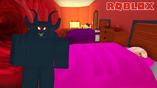 THE HORROR SLEEPOVER  ROBLOX [upl. by Llevram983]