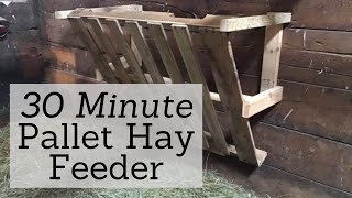 DIY Pallet Goat Feeder [upl. by Linehan]