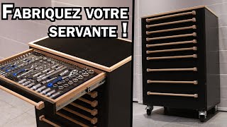 Fabriquez votre SERVANTE 10 TIROIRS en bois [upl. by Aissej112]