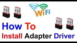 How to install wifi adapter driver for windows 7  IDEAS [upl. by Ecille]