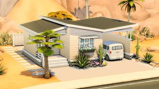 Base Game Starter Home in Oasis Springs 🌵 The Sims 4 Speed Build  No CC​ [upl. by Topping428]