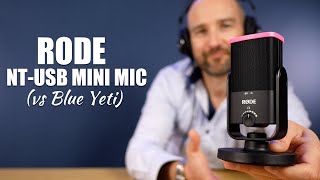 Rode NTUSB Mini Review vs Blue Yeti [upl. by Norej]