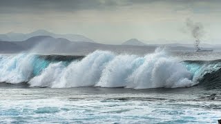 Ocean Waves Crashing  Relaxing Sounds  Calming Relaxation Music For Sleeping  1 Hour [upl. by Venterea]