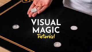 MOST VISUAL COIN MAGIC TRICK  Matrix tutorial [upl. by Hassin]